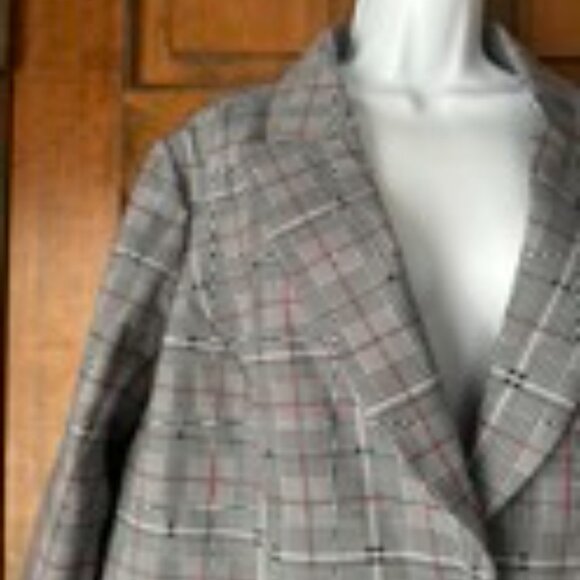 NWT DG2 by Diane Gilman Glenn Plaid Jacket Size 1X - Picture 3 of 12